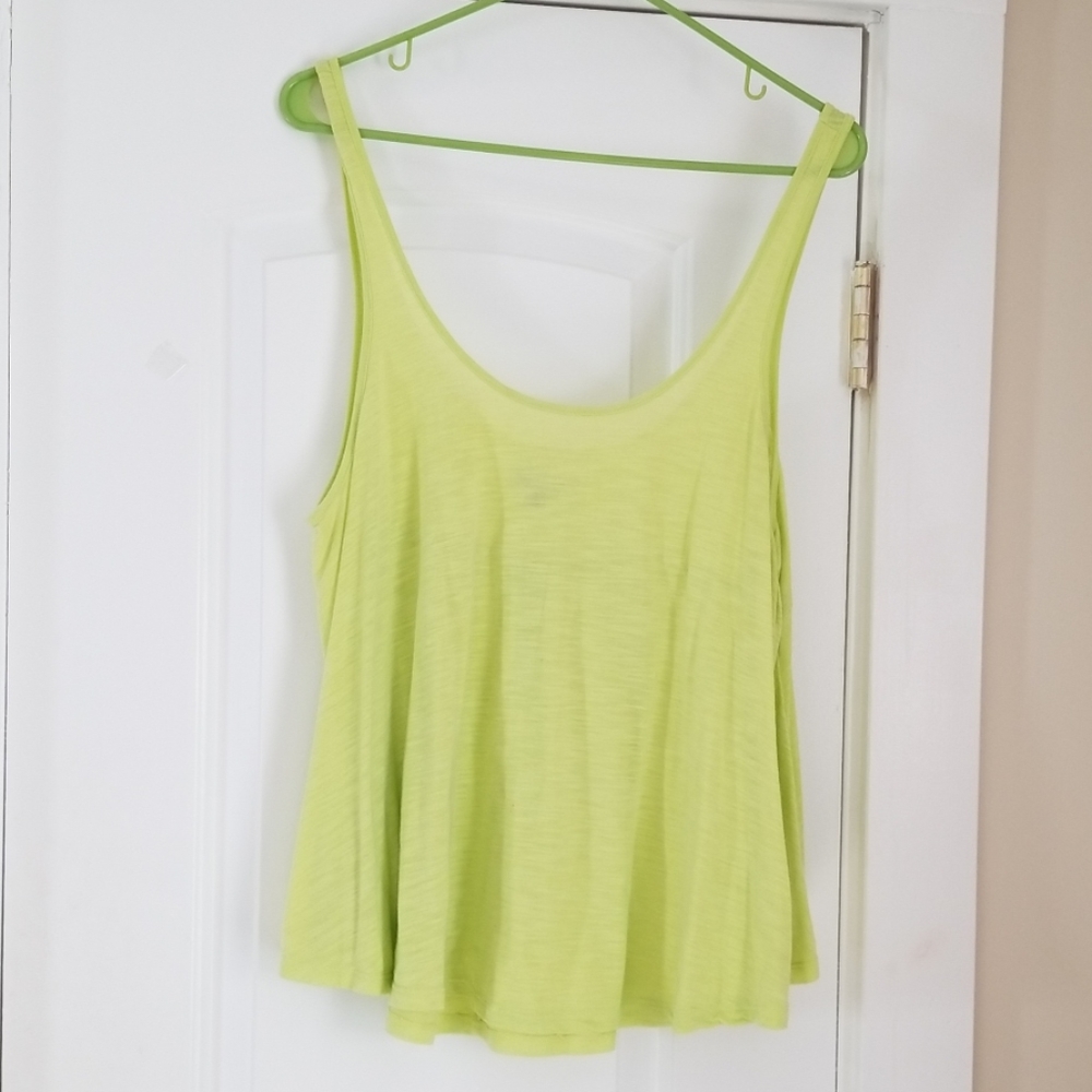 Lime green tank